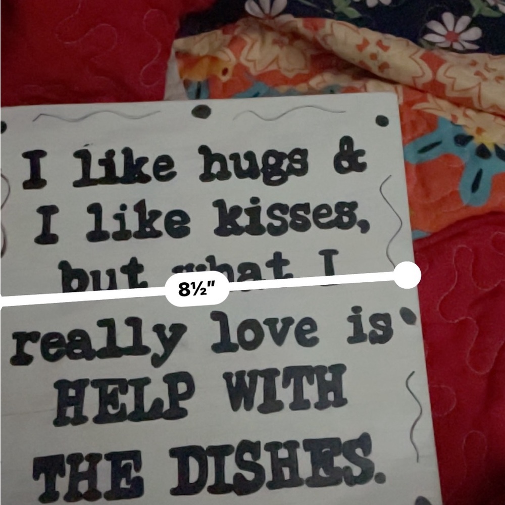 Decorative Sign with Humorous Quote - Picture 3 of 3